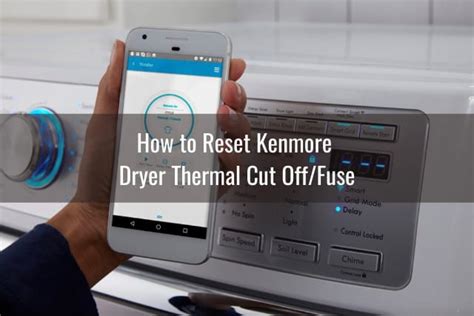 This motor <strong>reset</strong> method can be a quick and easy fix for you but keep. . How to reset a kenmore dryer